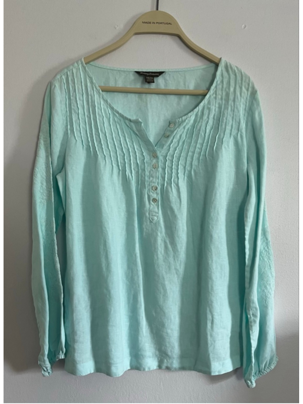 Tommy Bahama 100% linen blouse XS